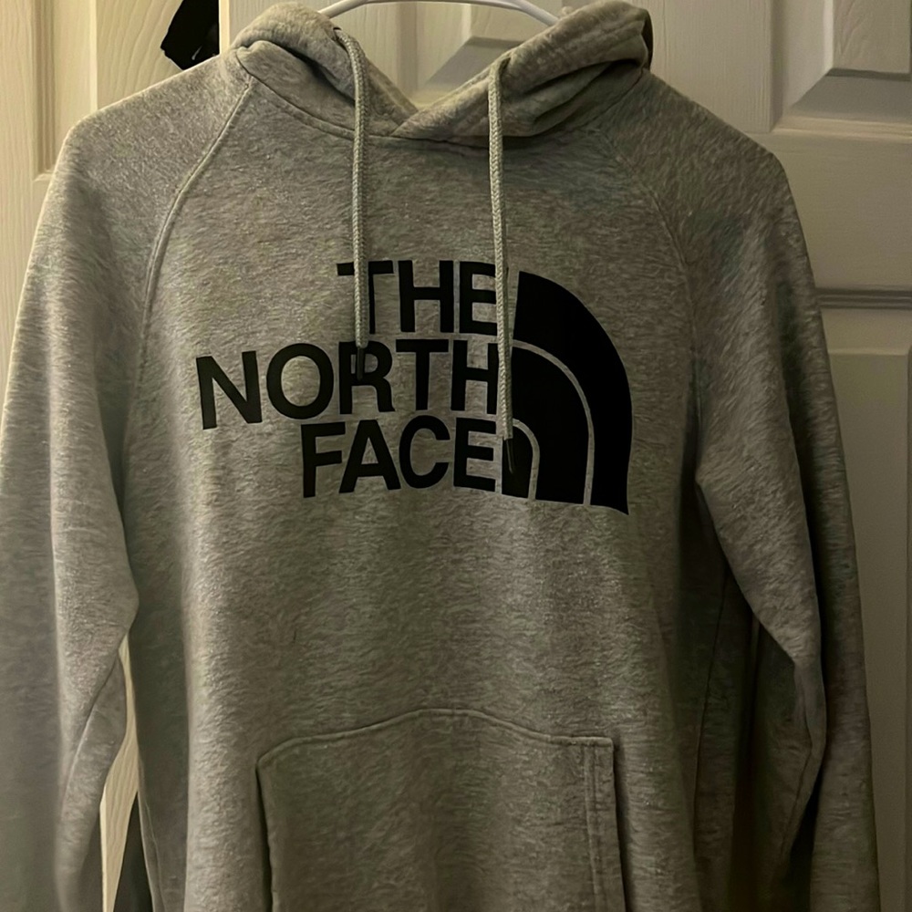 Gray, small, womens north face hoodie